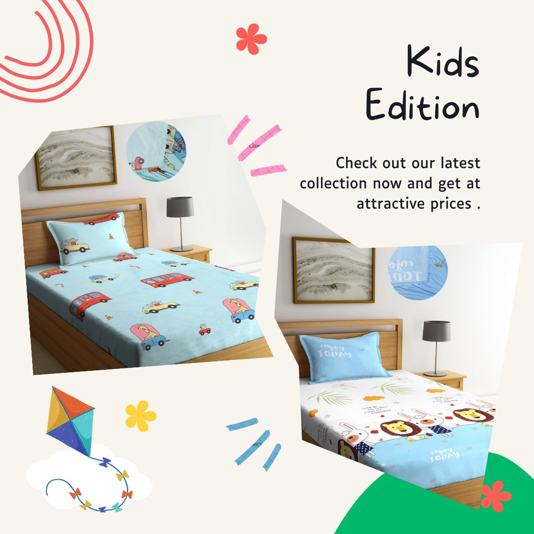 Kid's Edition Single Bedsheet