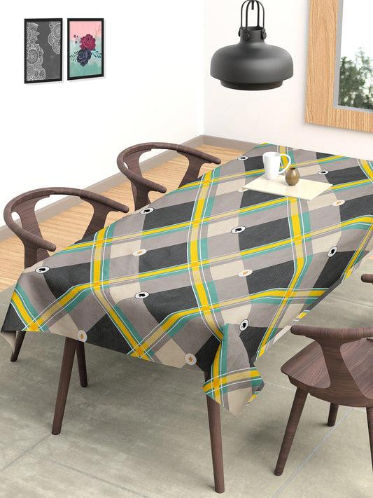 Arrabi Multi Geometric Cotton Blend 8 SEATER Table Cover (215 x 150 cm)