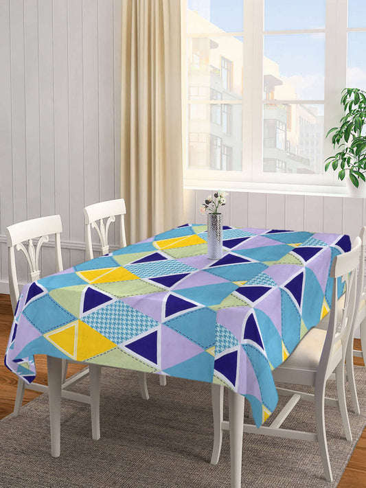 Arrabi Multi Geometric Cotton Blend 6 SEATER Table Cover (180 X 130 cm)
