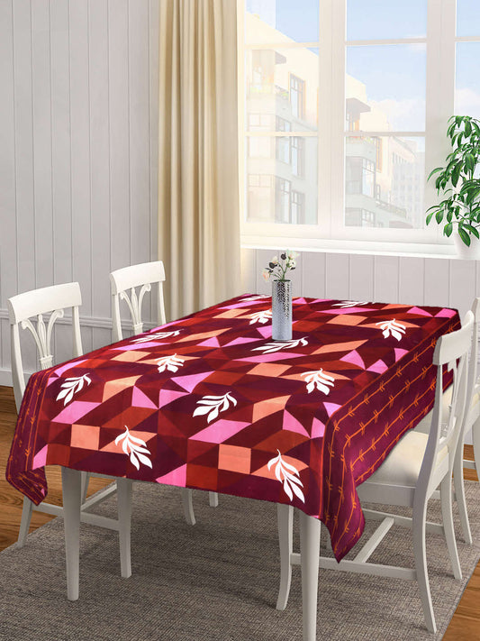 Arrabi Multi Graphic Cotton Blend 6 SEATER Table Cover (180 X 130 cm)