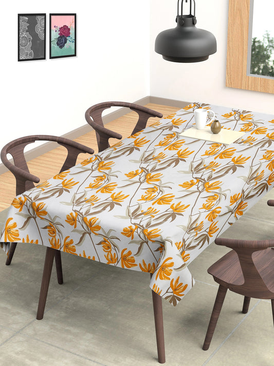 Arrabi Multi Floral Cotton Blend 8 SEATER Table Cover (215 x 150 cm)
