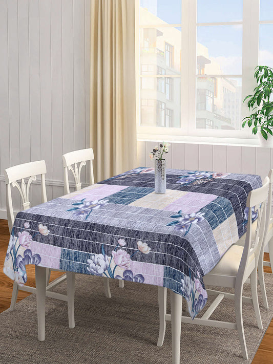 Arrabi Multi Floral Cotton Blend 8 SEATER Table Cover (225 X 150 cm)