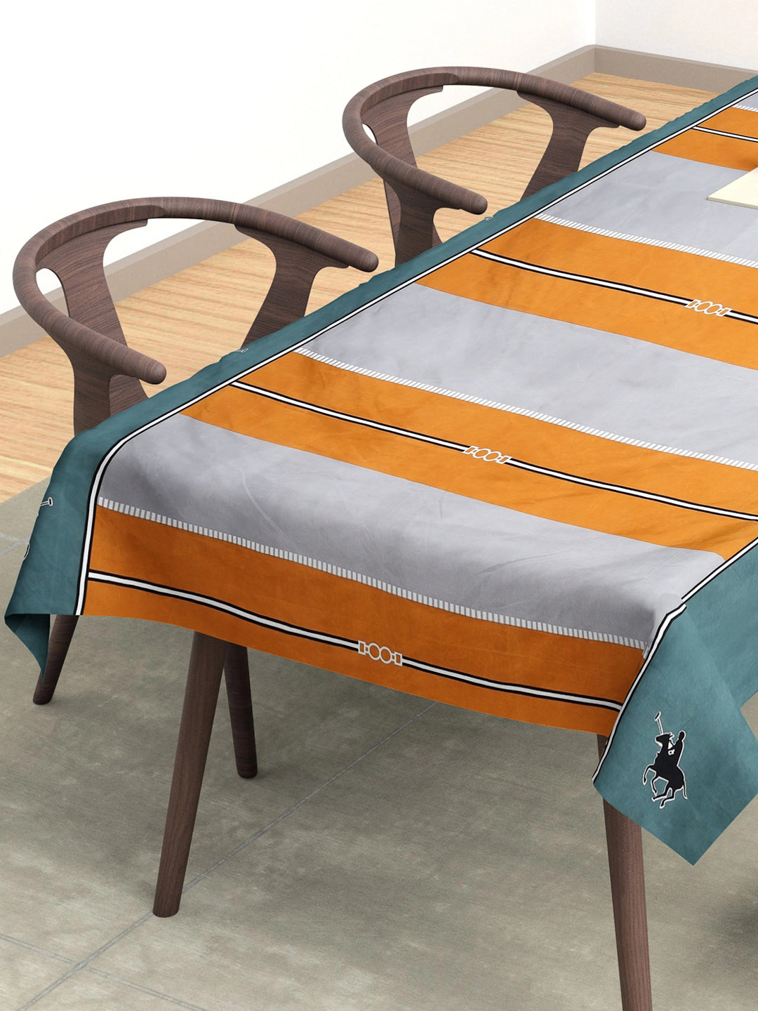 Arrabi Multi Geometric Cotton Blend 6 SEATER Table Cover (180 x 130 cm)