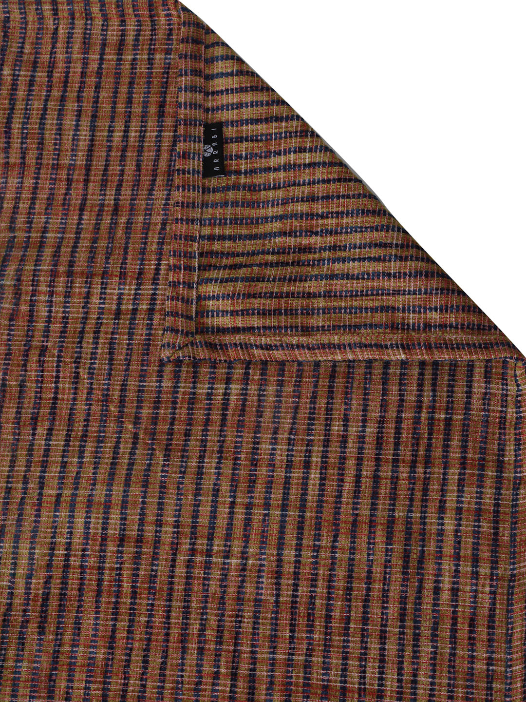 Arrabi Brown Solid 100% Handwoven Cotton 8 SEATER Table Cover (220 x 150 cm)