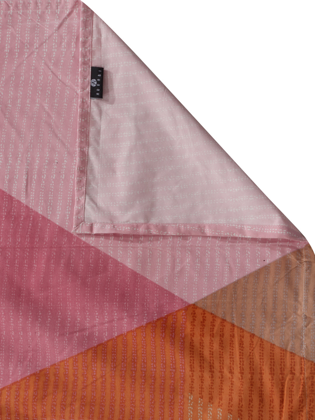 Arrabi Multi Graphic TC Cotton Blend Super King Size Bedsheet with 2 Pillow Covers (270 X 260 cm)