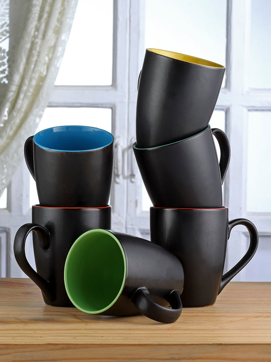 Matte Black Mug Set