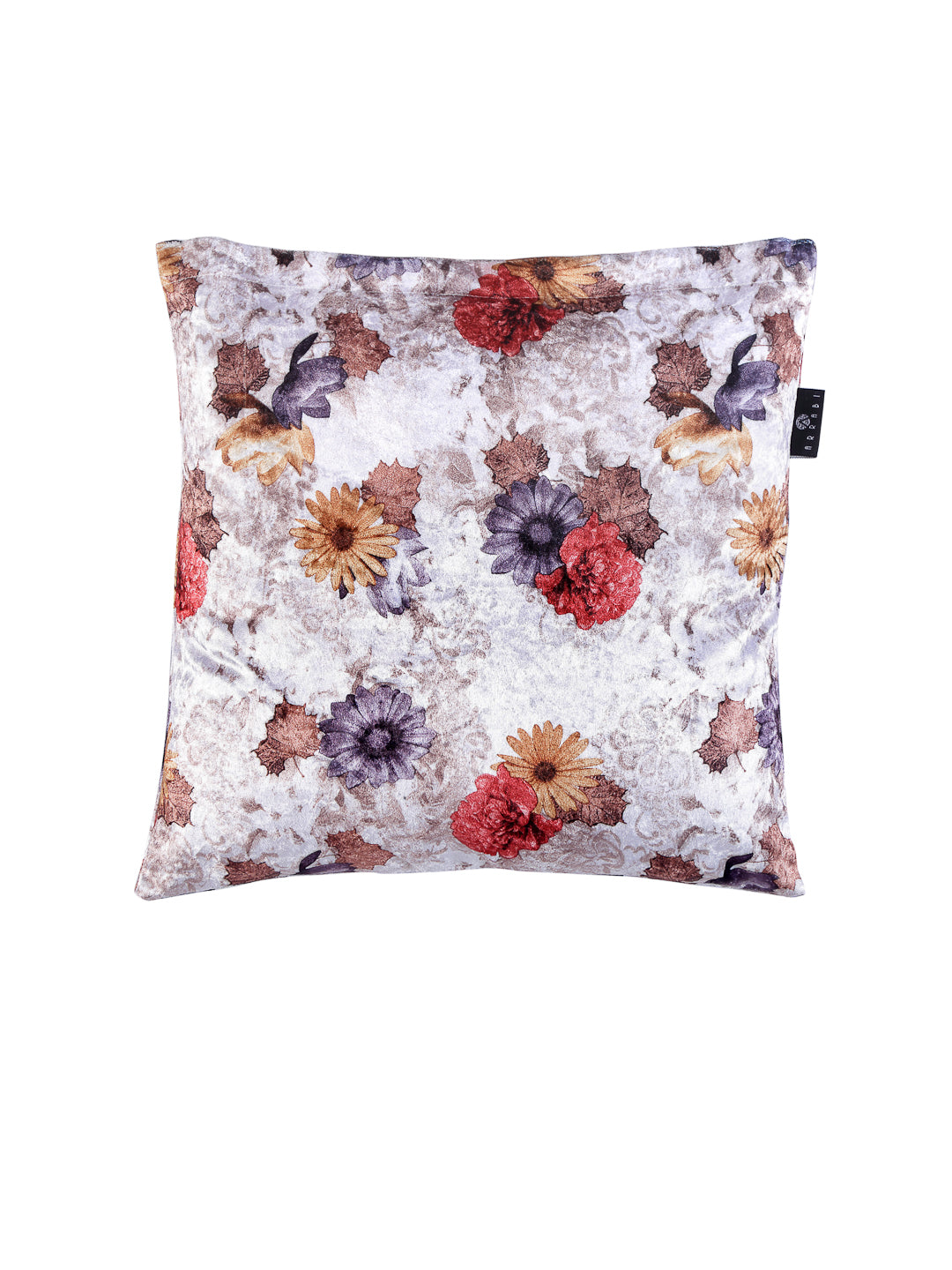 Arrabi Multi Floral TC Chenille Cotton Blend Cushion Covers (Pack of 5) (40 x 40 cm)
