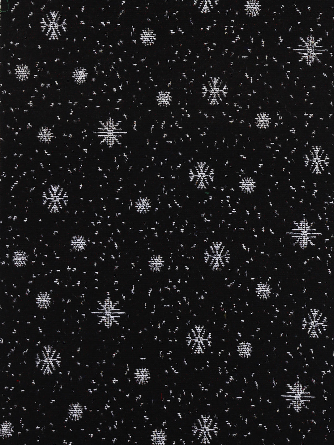 Arrabi Black Graphic Blended Cotton 4 SEATER Table Runner (130 x 33 cm)