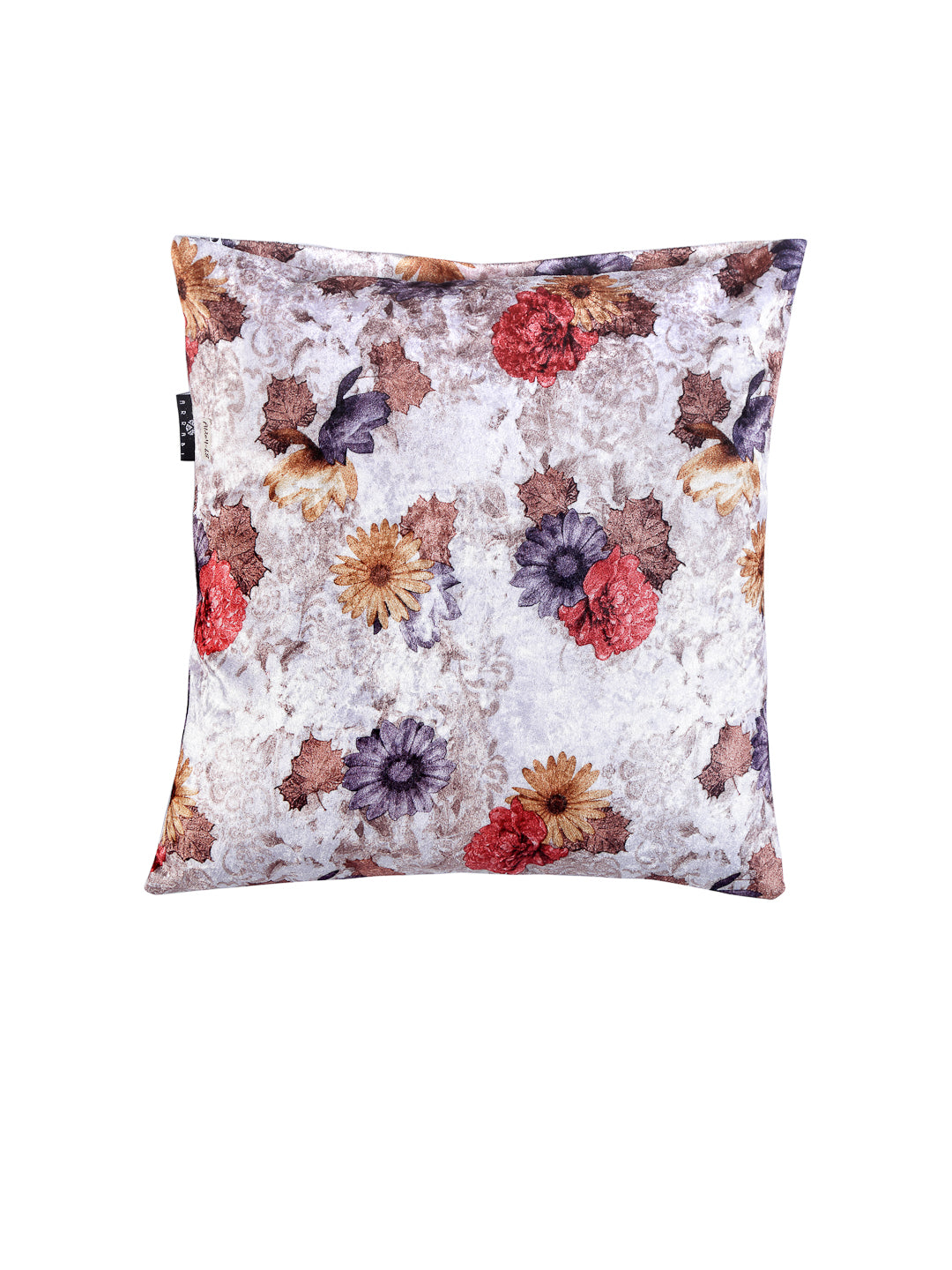 Arrabi Multi Floral TC Chenille Cotton Blend Cushion Covers (Pack of 5) (40 x 40 cm)