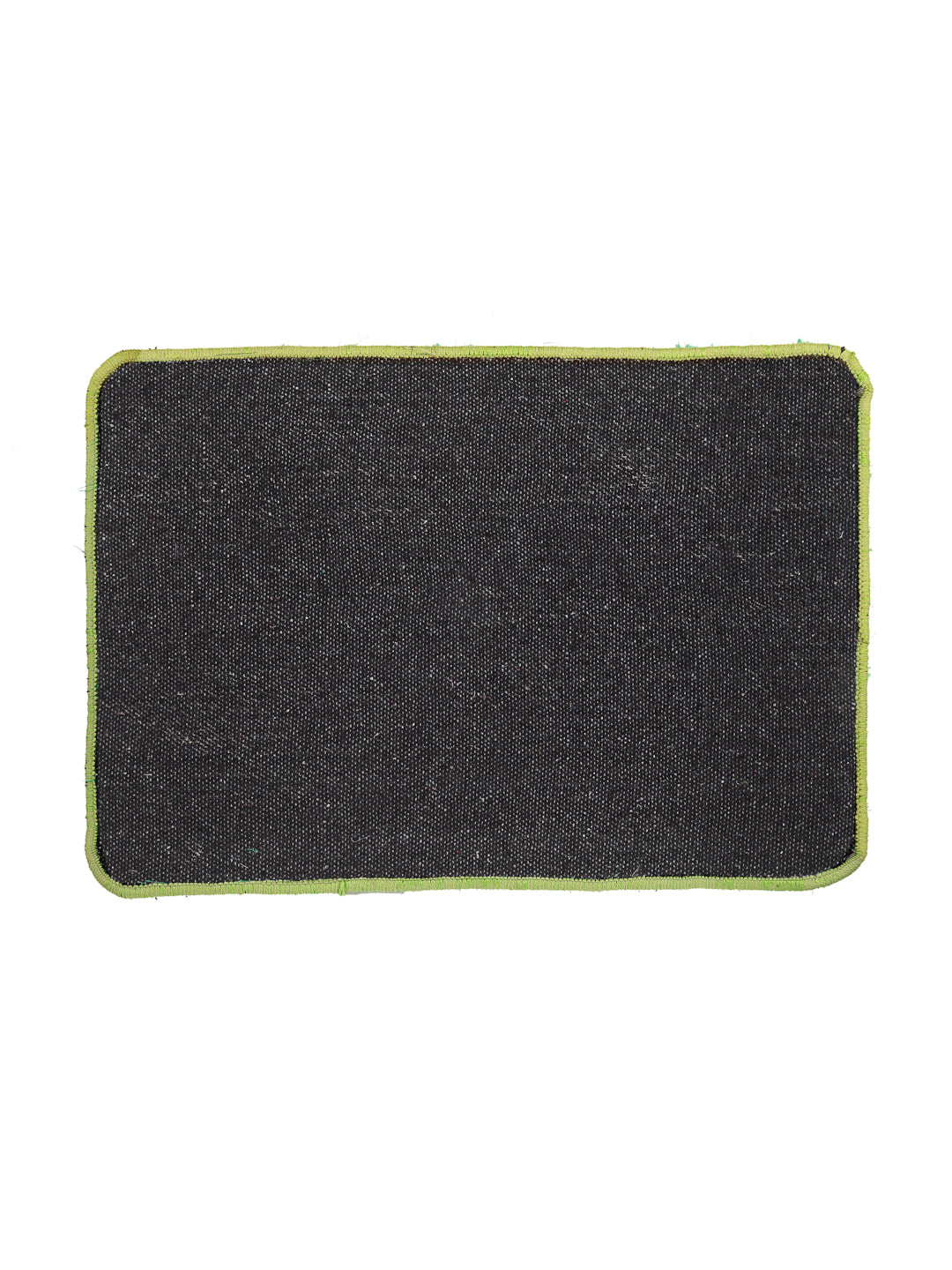 Arrabi Green Solid Synthetic Full Size Floor Mat (60 X 40 cm) (Pack of 2)