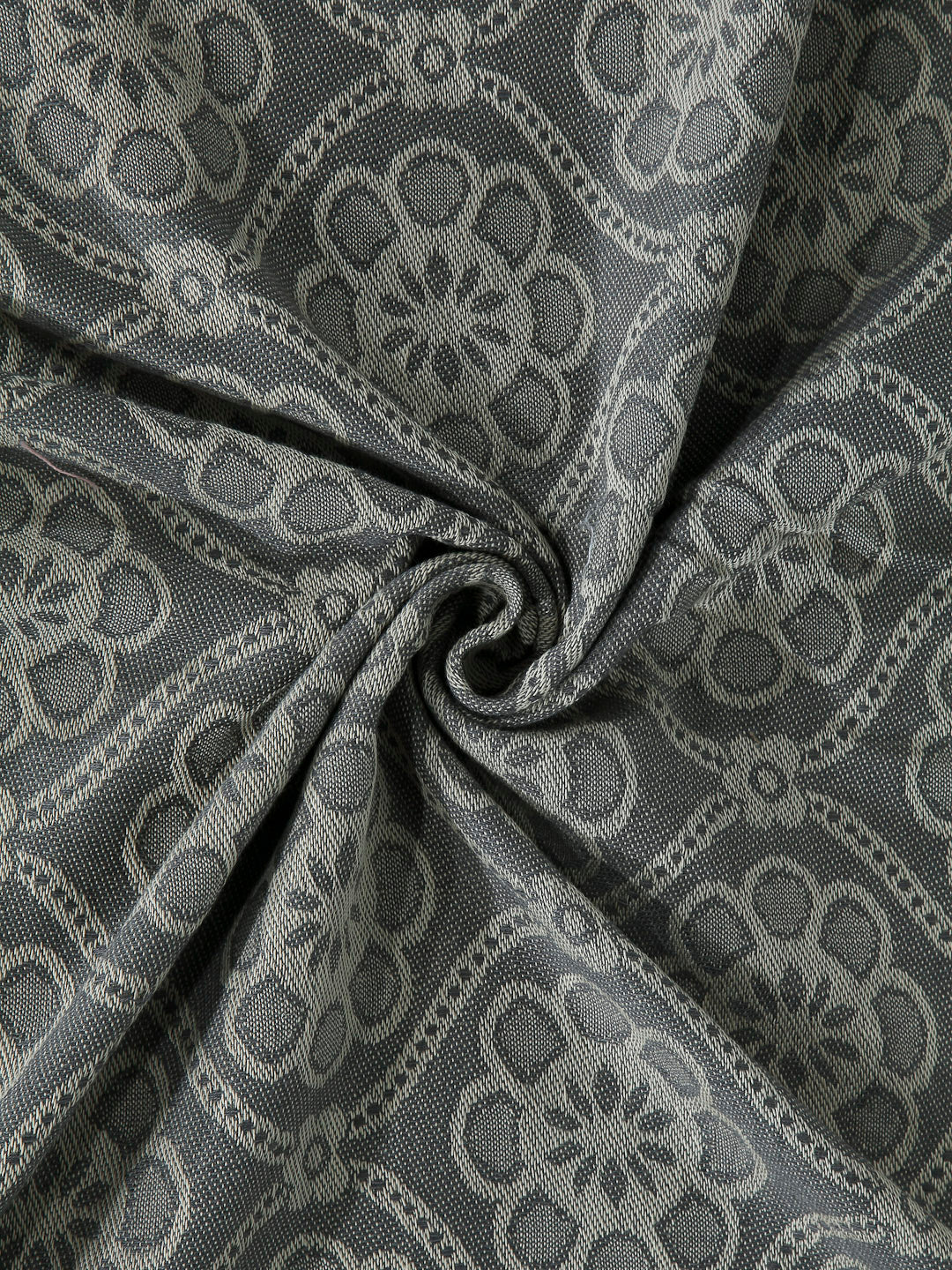 Arrabi Beige Floral Handwoven Cotton Single Size Bedsheet with 1 Pillow Cover (230 X 150 cm)