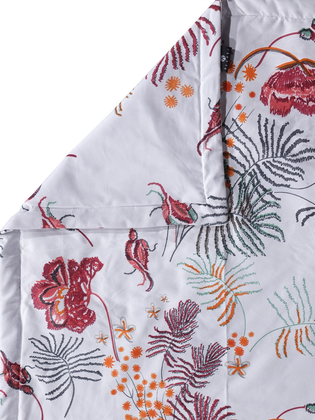 Arrabi Multi Floral TC Cotton Blend 350 GSM Double Size Comforter (240 x 215 cm)