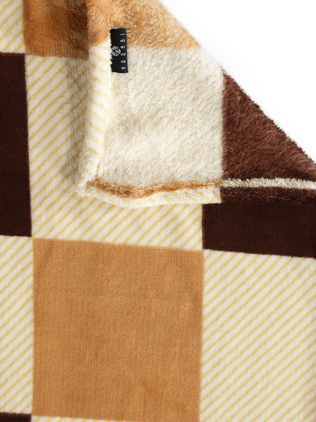 ARRABI® King Size Winter Woolen Bedsheet with 2 Pillow Covers (235 X 215 cm)
